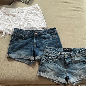 Jean shorts lot bundle